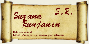 Suzana Runjanin vizit kartica